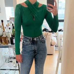 NWOT Zara Keyhole Bodysuit